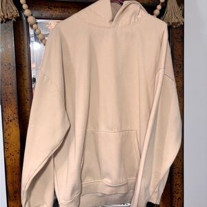 Women's Cream Hoodie Sweatshirt